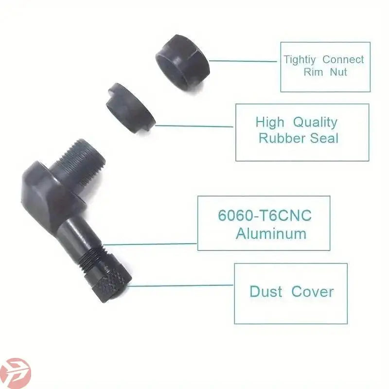 Own Your Adventure Tyre pressure Valve 90 Stem ( Aluminium) 