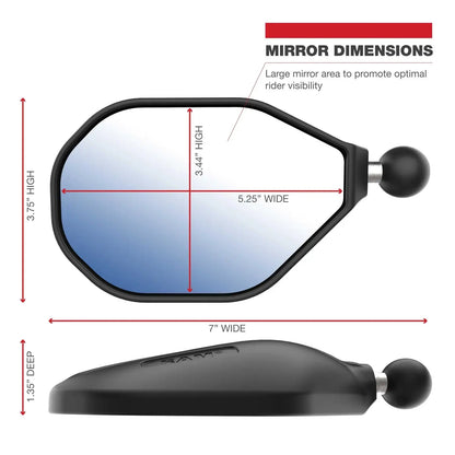 RAM® Tough-Mirror™ Mirrors with Ball 