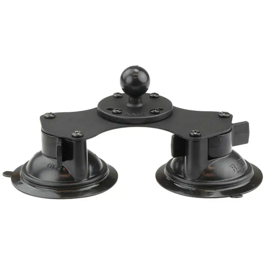 RAM® Twist-Lock™ Dual Suction Cup Base with Ball 