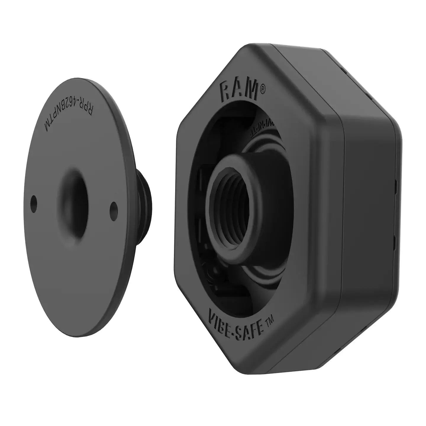 RAM® Vibe-Safe™ with NPT Adapter for 2-Hole Holders 