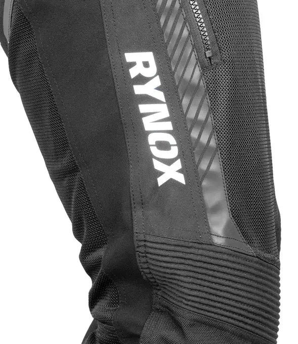 RYNOX TORNADO PRO PANTS - CE CERTIFIED CLASS A- BLACK 