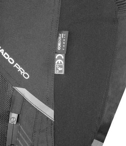 RYNOX TORNADO PRO PANTS - CE CERTIFIED CLASS A- BLACK 