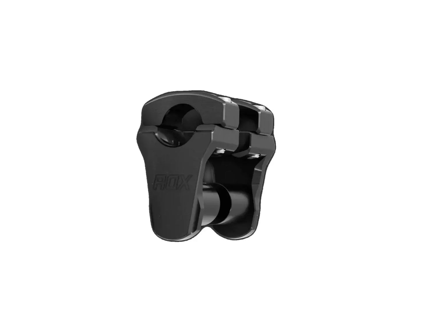 Rox Pivoting Handlebar Risers 44mm Rise, 26mm Handlebar Anodized Black 