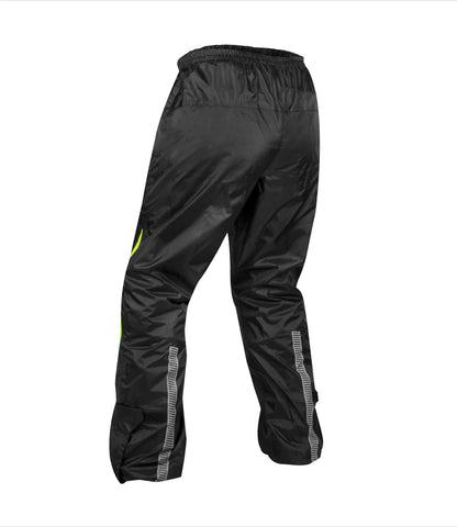 Rynox H2GO Pro Rain Pants (Black Hi Viz Green) Rynox