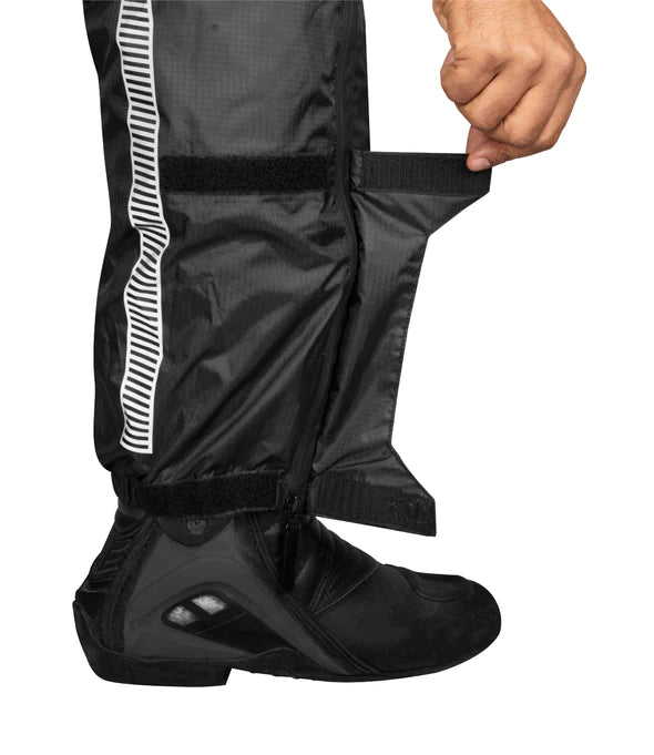 Rynox H2GO Pro Rain Pants (Black Hi Viz Green) Rynox