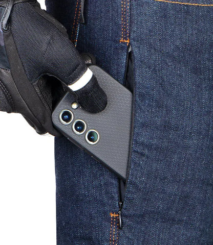 Rynox Downtown Pro Motorcycle Riding Denim (Indigo Blue) Rynox
