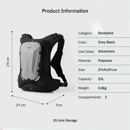 Vantora Prime Hydration Backpack 25L (With Bladder) 