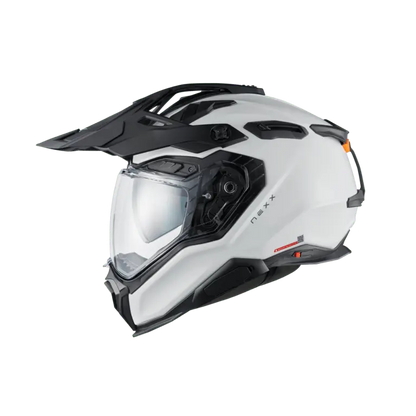 Nexx X. WED3 Plain White Pearl Adventure Helmet NEXX