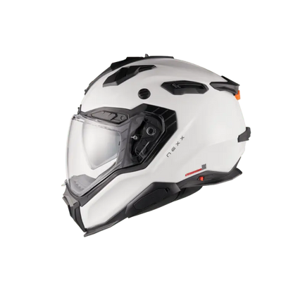 Nexx X. WED3 Plain White Pearl Adventure Helmet NEXX