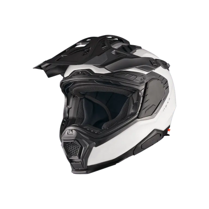 Nexx X. WED3 Plain White Pearl Adventure Helmet NEXX