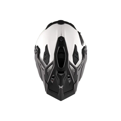 Nexx X. WED3 Plain White Pearl Adventure Helmet NEXX