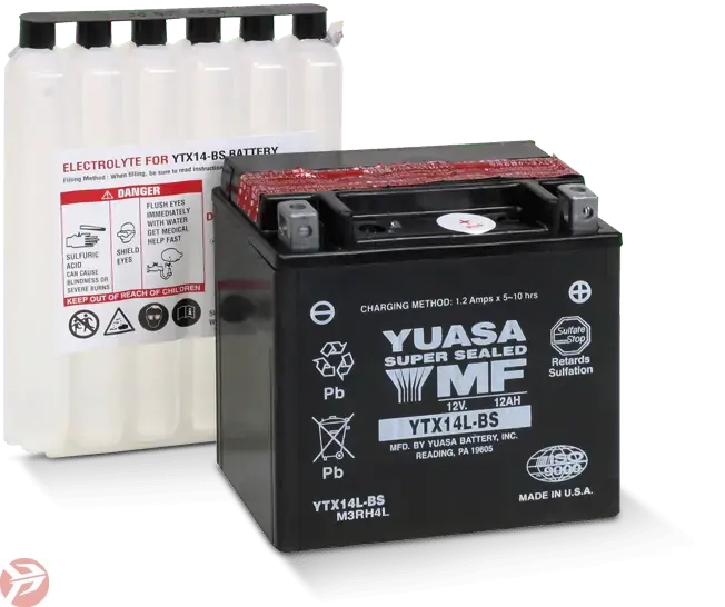 Yuasa YTX14L-BS Battery Yuasa