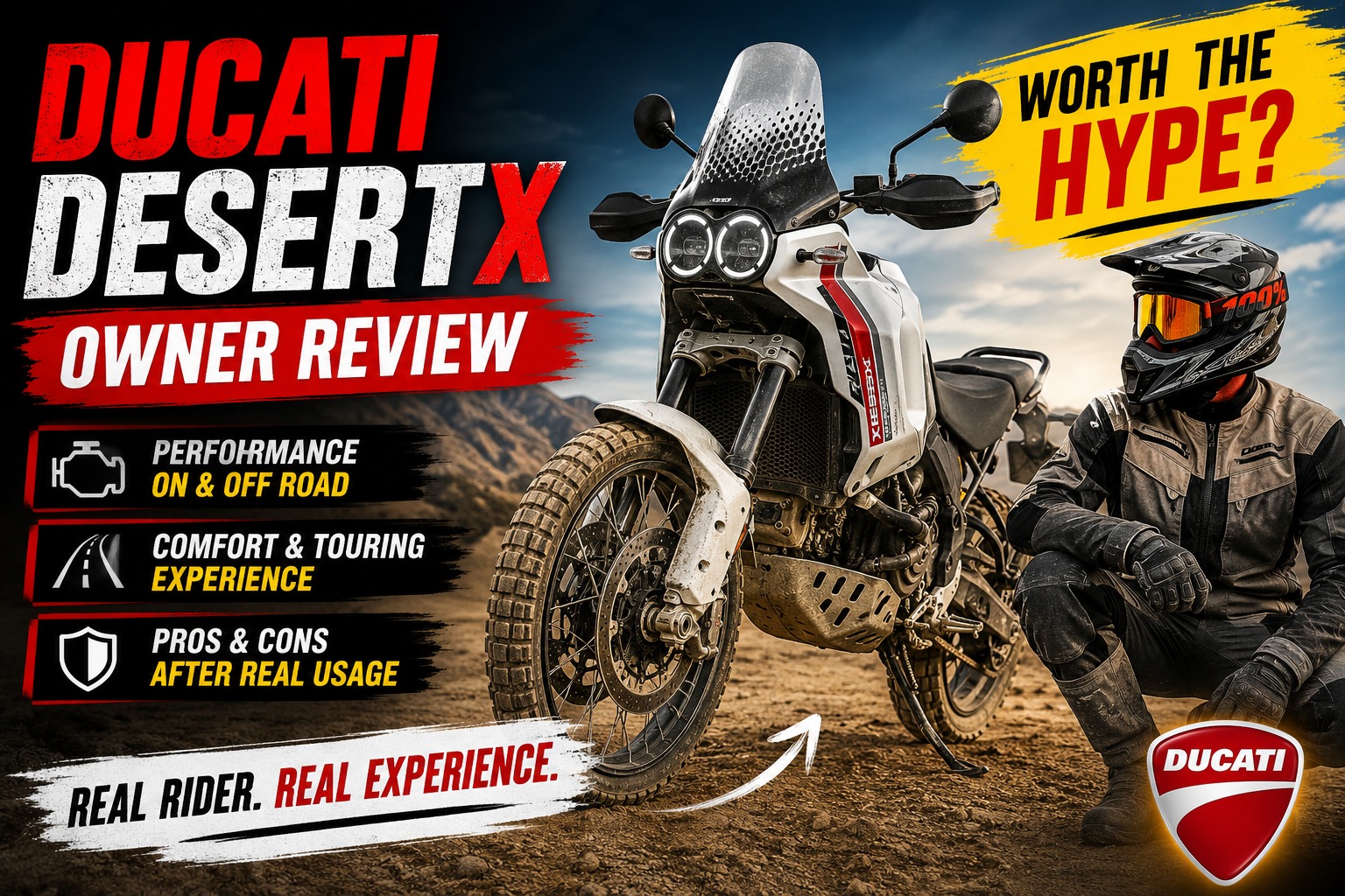 Load video: Owner review of Ducati deset x