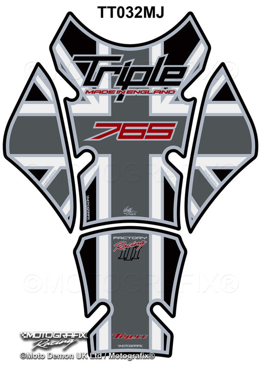 MotoGrafix Tank Pad For Triumph Street Triple 765 (2017-22) Motografix
