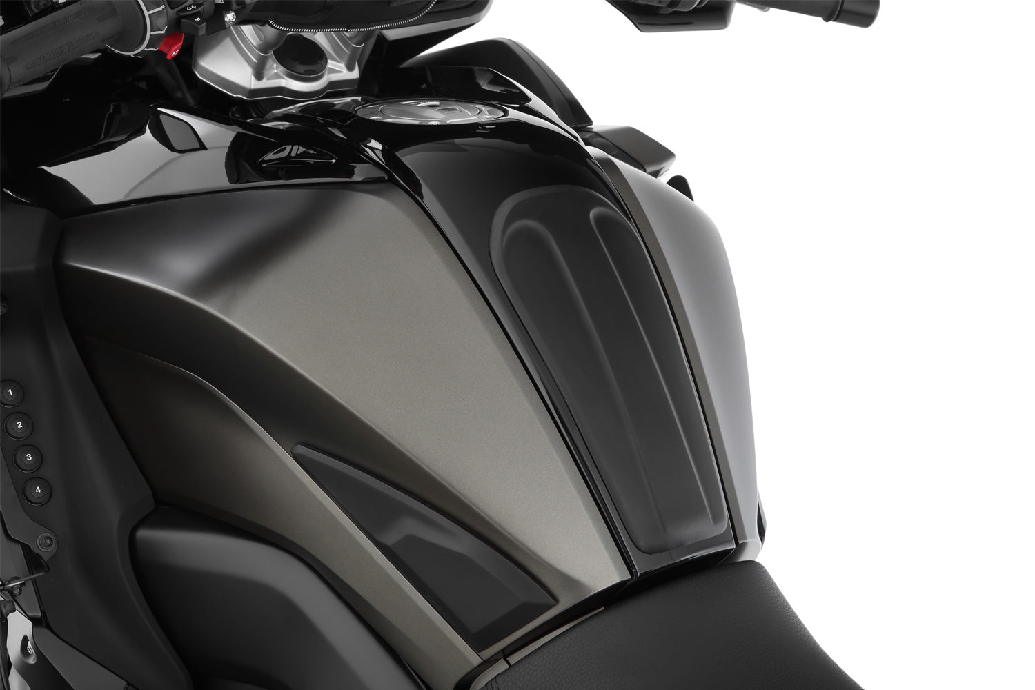 Wunderlich tank protection pad For K1600 - 3 pieces - black Wunderlich
