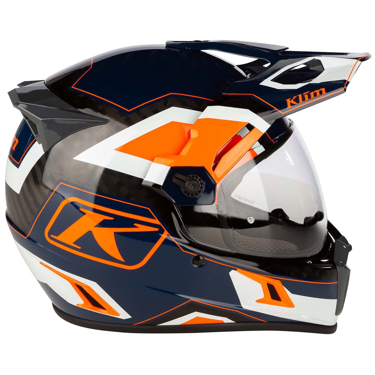 Klim Krios Pro Karbon Adventure Helmet (Orange) klim