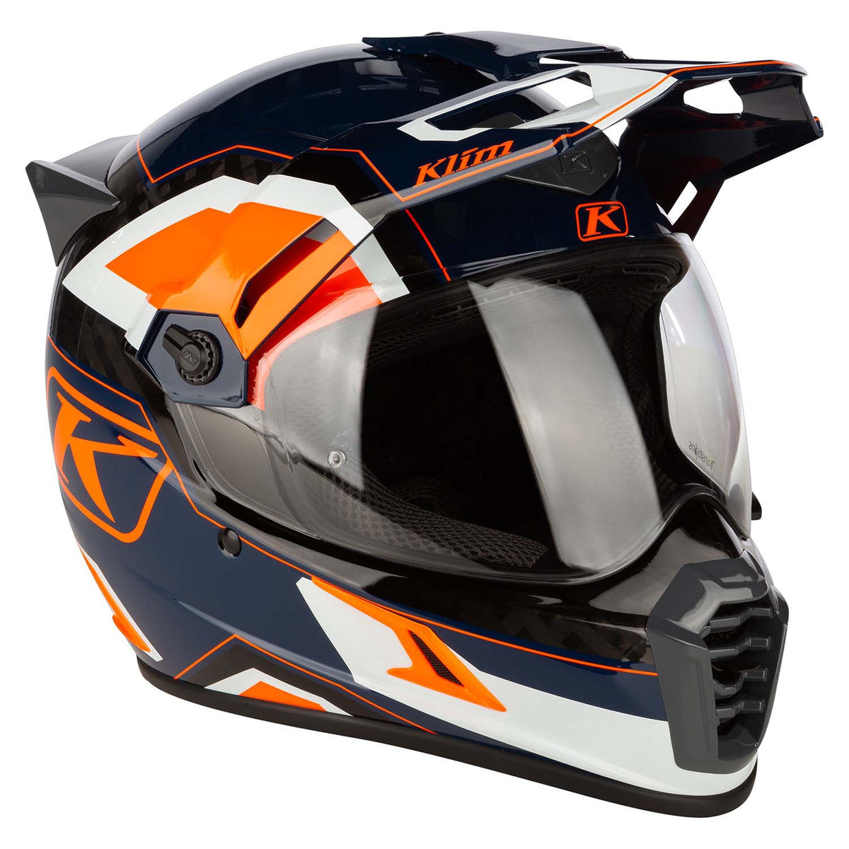 Klim Krios Pro Karbon Adventure Helmet (Orange) klim