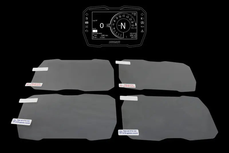 CNC Racing Dashboard Screen Protectors Ducati Panigale V4 / Streetfighter V4 
