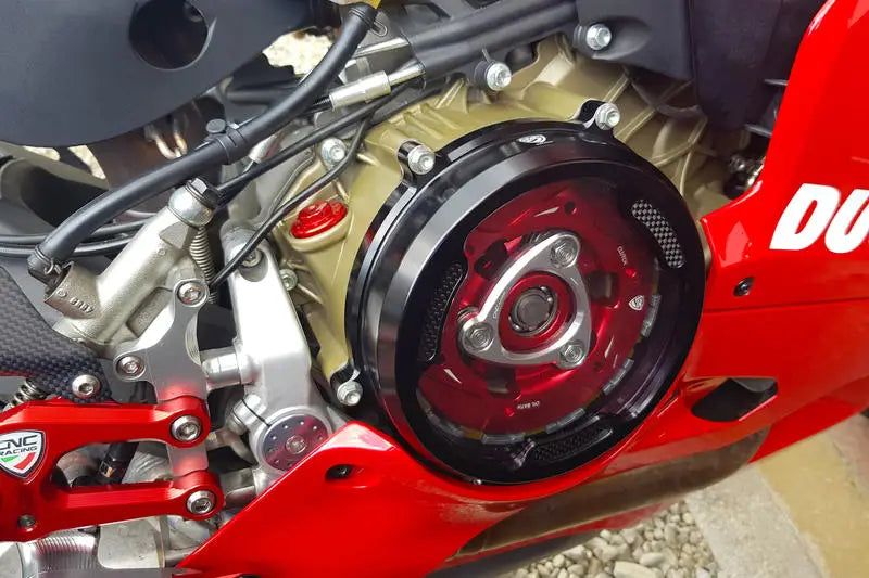 CNC Racing Ring pressure plate oil bath clutch For Ducati (Black) 