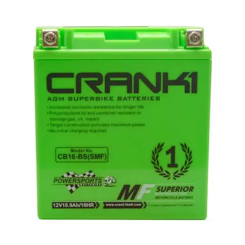 CRANK1 CB16-BS (SMF) BATTERY 