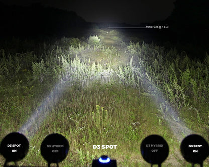 DENALI D3 Auxiliary LED Lights – Driving (Spot) (Lights Only) (Pair) Denali