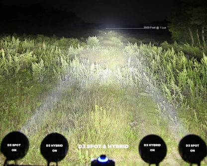DENALI D3 Auxiliary LED Lights – Driving (Spot) (Lights Only) (Pair) 