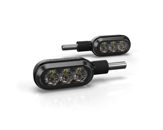 DENALI T3 Switchback LED Pods Rear - Indicator / Brake - M8 Mount Denali
