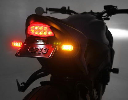 DENALI T3 Switchback LED Pods Rear - Indicator / Brake - M8 Mount Denali