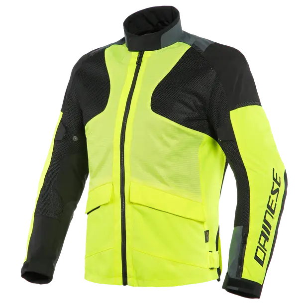 Dainese Air Tourer Textile Jacket (Yellow/Ebony/Black) 