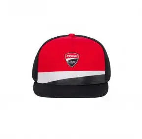 Ducati Corse - flat black/white/red cap 
