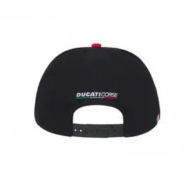 Ducati Corse - flat black/white/red cap 