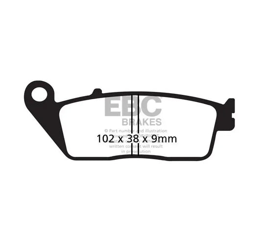 EBC Brake Pad - FA142HH ( Front ) 