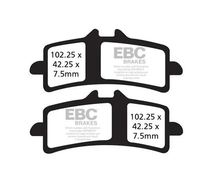 EBC Brake Pad - FA447HH (Front) 