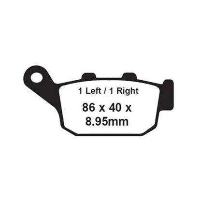 EBC Brake Pad - FA496HH ( Rear ) 