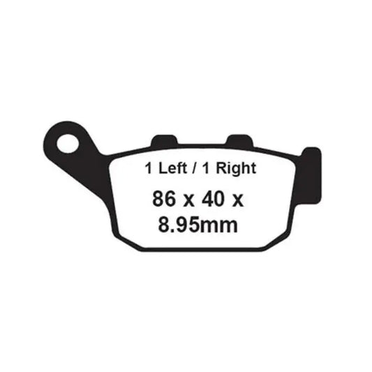 EBC Brake Pad - FA496HH ( Rear ) 