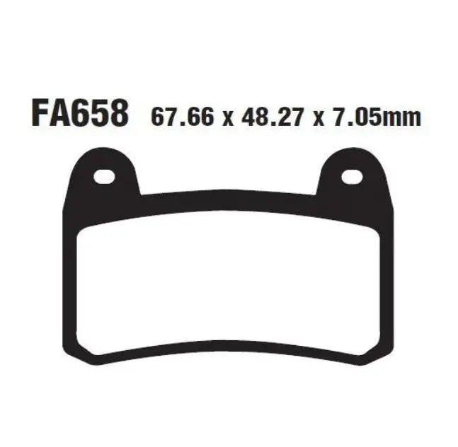 EBC Brake Pad - FA658 Organic 