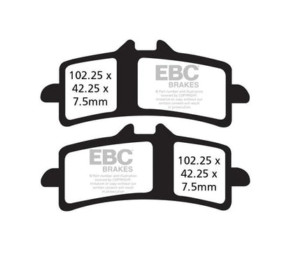 EBC Brake Pad - FA447HH (Front) EBC