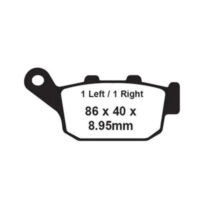 EBC Brake Pad - FA496HH ( Rear ) EBC