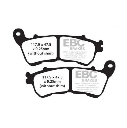 EBC Brake Pad - FA640HH EBC