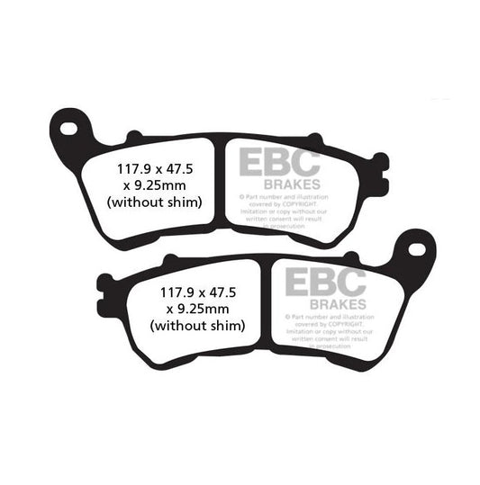 EBC Brake Pad - FA640HH EBC