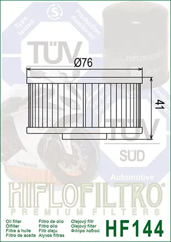 HiFlo Oil Filter HF144 