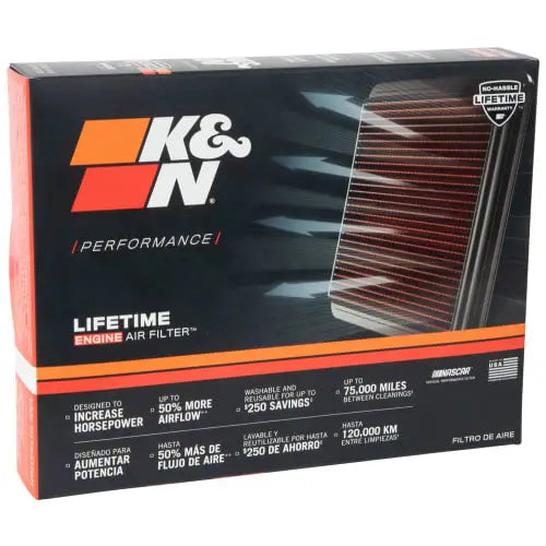 K&N Replacement Air Filter For Kawasaki Ninja H2 / H2 SX / H2 SX SE 