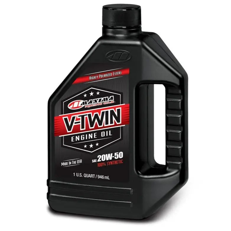 Maxima VTwin Oils :- 100% Synthetic (20W50) 