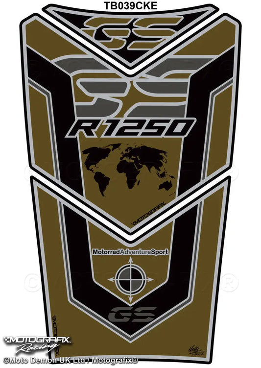 Motografix 3D Gel Tank Pad Protector For  BMW R1250GS Adventure 2019 