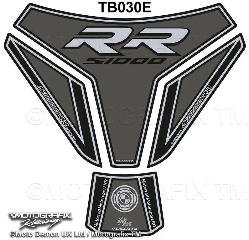 Motografix 3D Gel Tank Pad Protector For BMW S1000RR (2017-18) 