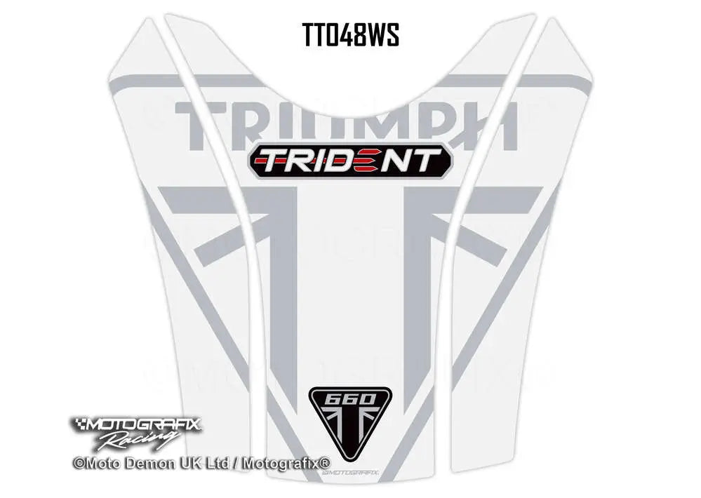 Motografix 3D Gel Tank Pad Protector For Triumph Trident 660 2021 