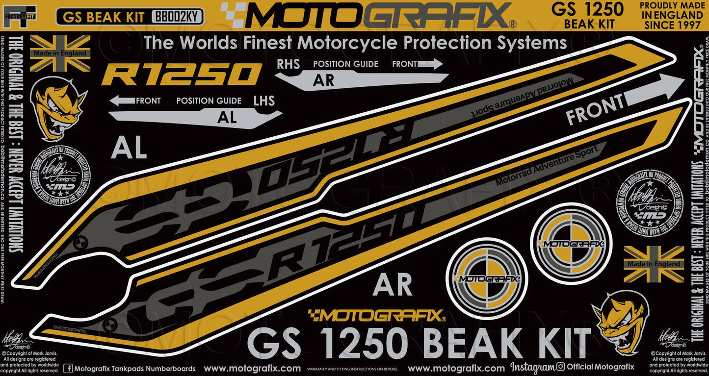 Motografix Beak Paint Protector For BMW R1250GS Exclusive (2018-20) 
