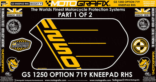 Motografix Tank/Knee Section Paint Protector For BMW R1250GS Adventure (2021) 