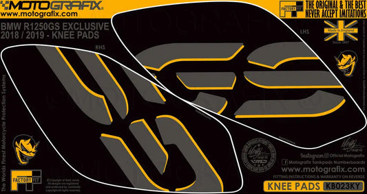 Motografix Tank / Knee Section Paint Protector For BMW R1250GS (2018-20) 