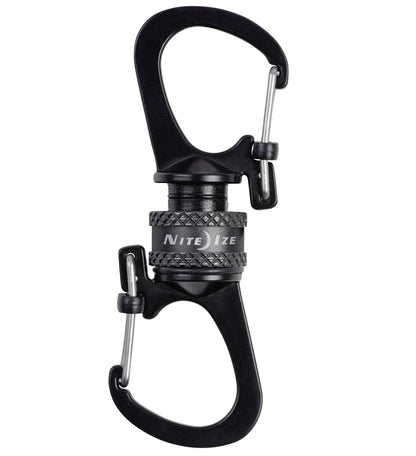 Nite Ize  SlideLock 360° Magnetic Locking Dual Carabiner 